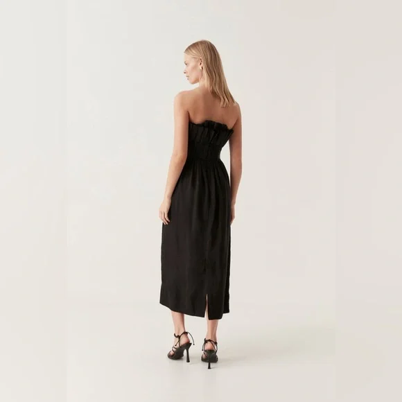 AJE Whisper Knot Waist Midi Dress, Size 4, $625 - Picture 4 of 15